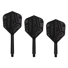TARGET - K-FLEX -  NO6 Standard Small Flight Size - Target Black