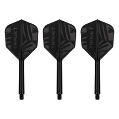 TARGET - K-FLEX -  NO6 Standard Small Flight Size - Target Black