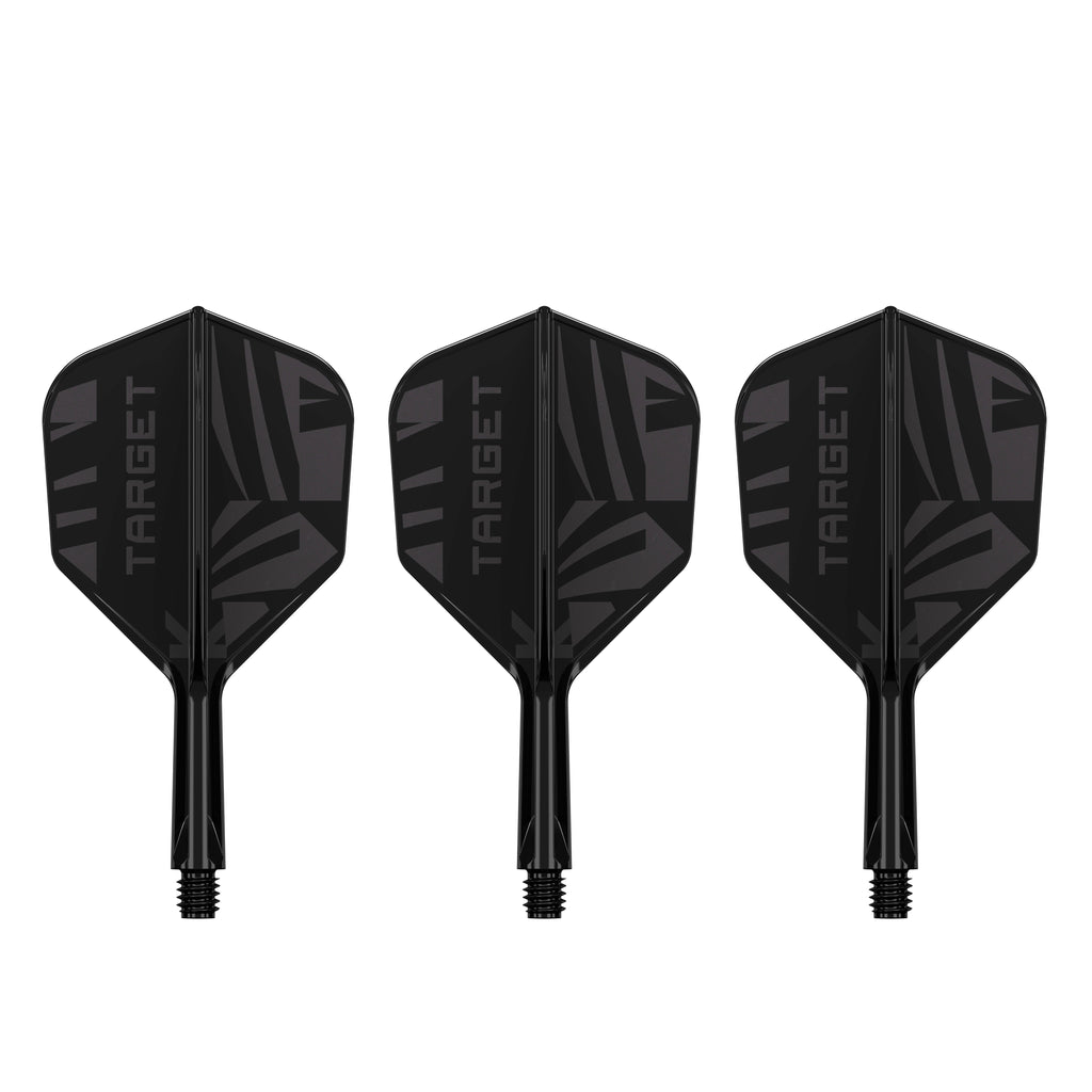 TARGET - K-FLEX -  NO6 Standard Small Flight Size - Target Black