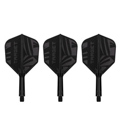 TARGET - K-FLEX -  NO6 Standard Small Flight Size - Target Black
