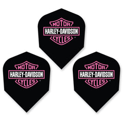 HARLEY DAVIDSON - Official Licensed Dart Flights - PINK - Standard Size - 100 Micron