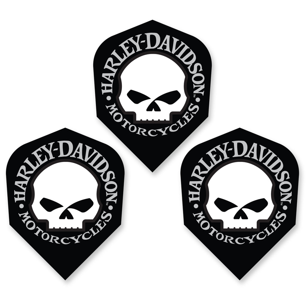 HARLEY DAVIDSON - Official Licensed Dart Flights - WILLIE G BLACK - Standard Size - 100 Micron