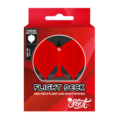 SHOT - FLIGHT DECK - ONE PIECE Dart and Flight System - RED