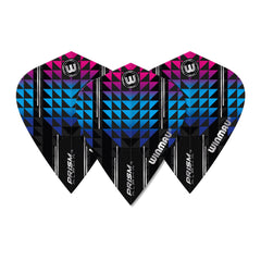 WINMAU - Prism Alpha Black Blue Purple Flights - Kite Shape