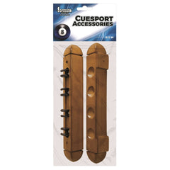 FORMULA SPORTS - 6 Cues Clip Wall Rack Oak