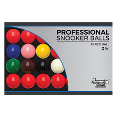 FORMULA SPORTS - Professional Snooker Balls 1 7/8" - Box