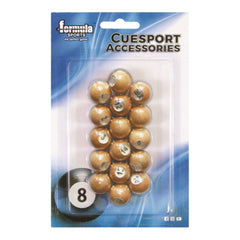 FORMULA SPORTS - Wood Kelly Pool Marbles