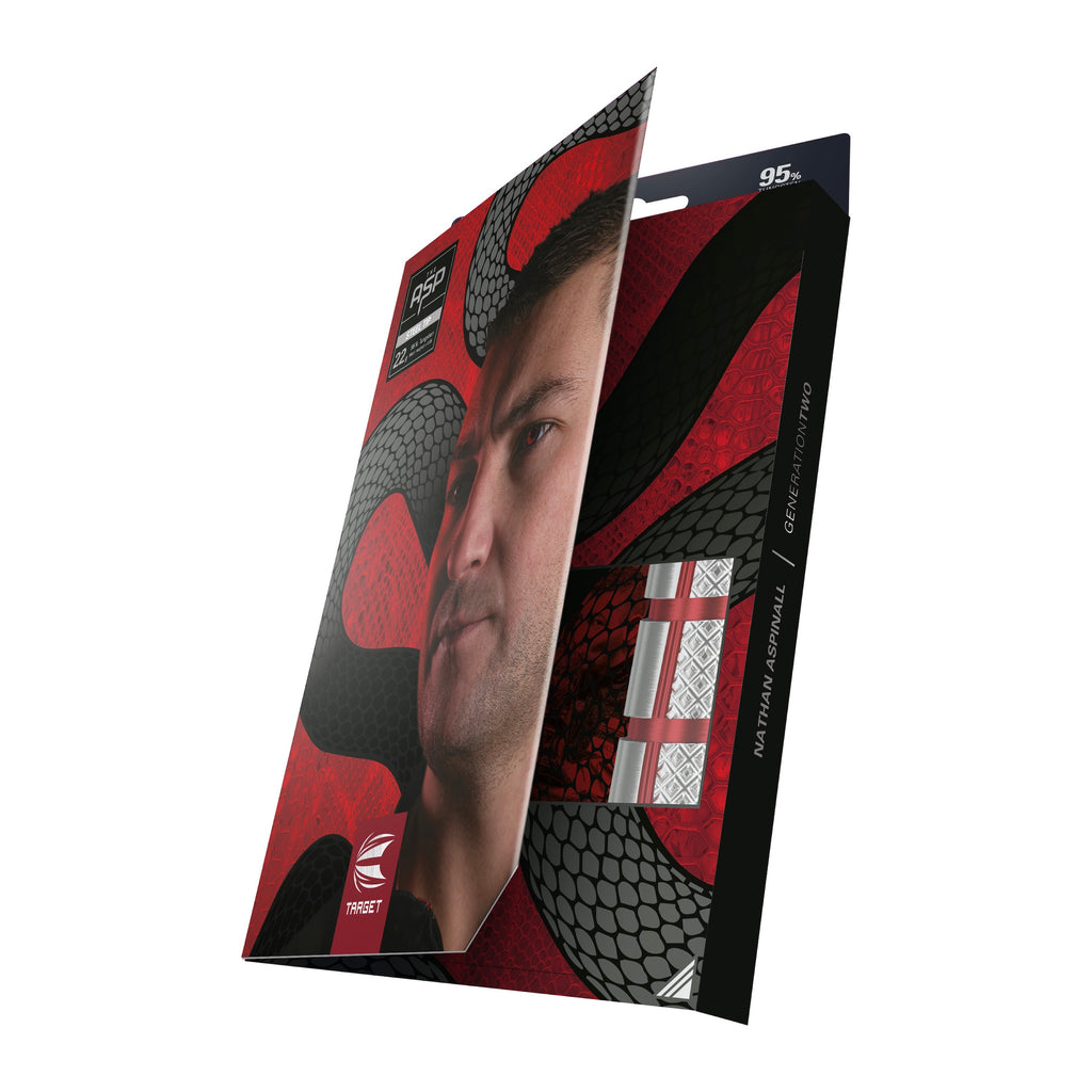 TARGET - Nathan Aspinall GEN2 Steel Tip Darts - 95% Tungsten - 26g