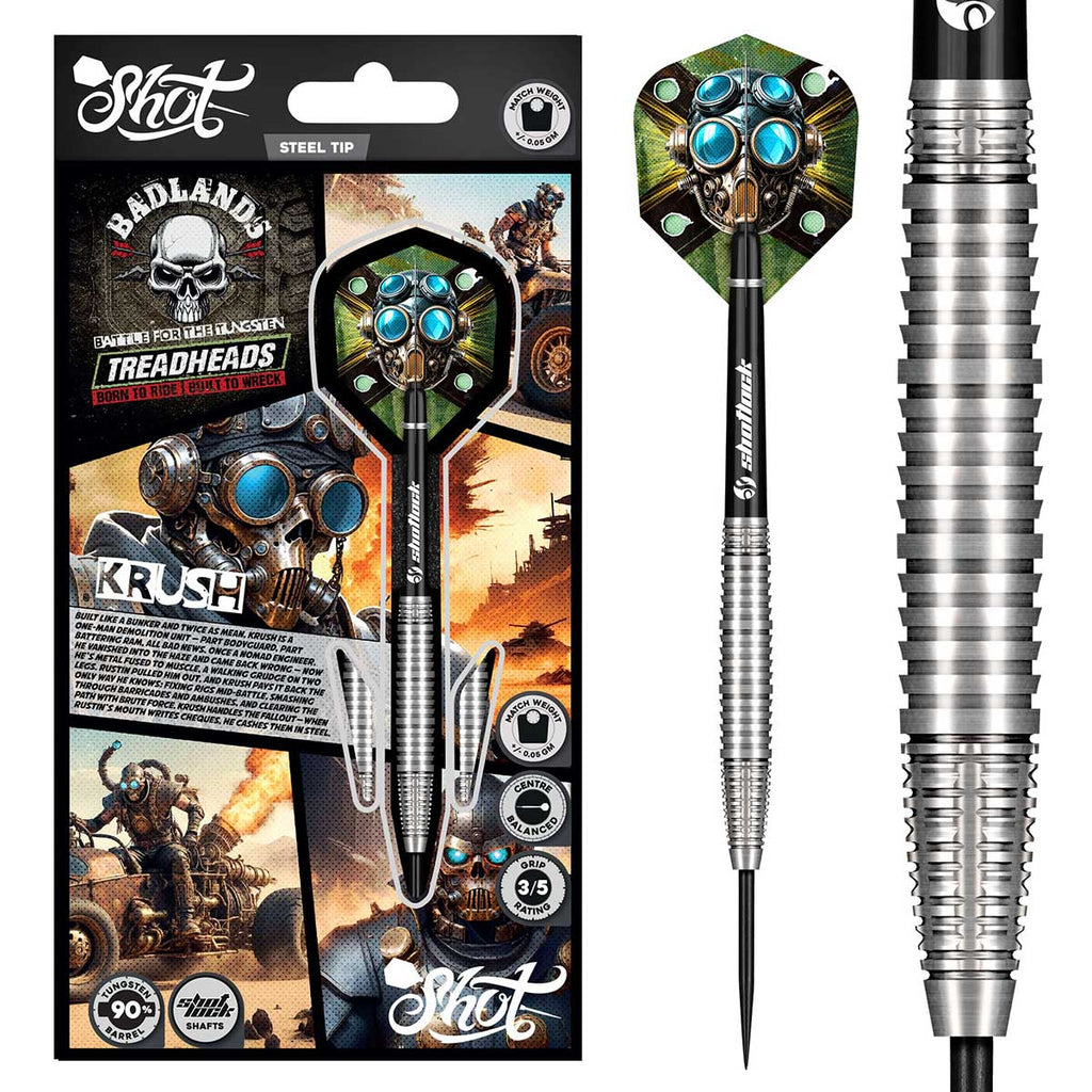 SHOT - Badlands KRUSH Dart Set - 90% Tungsten - 28g