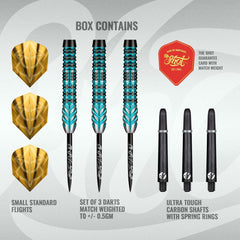 SHOT - 23g - Alchemy Volta - 90% Tungsten - Steel Tip Darts