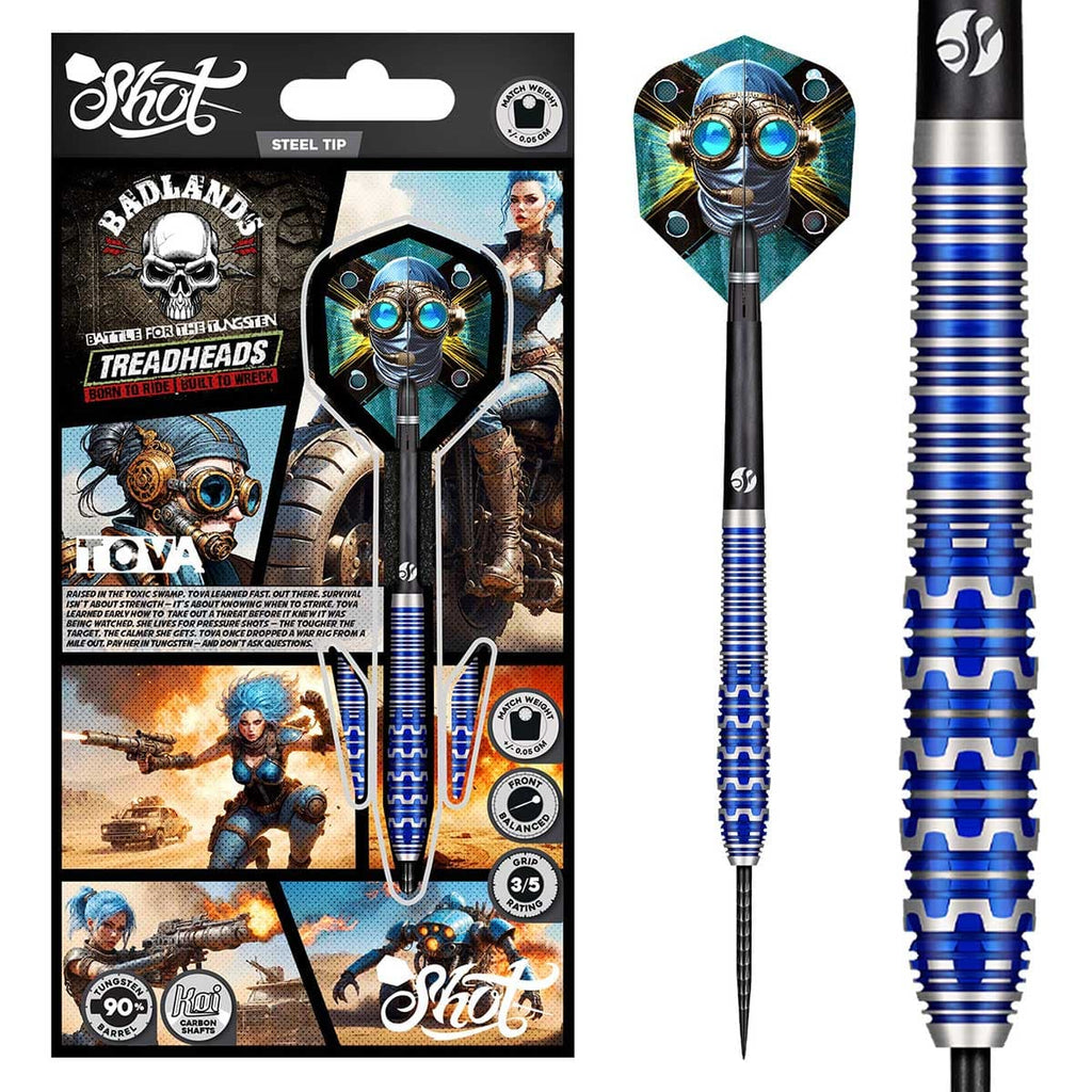 SHOT - Badlands TOVA Dart Set - 90% Tungsten - 23g
