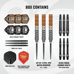 SHOT - Gnarly GNASHA Dart Set - 95% Tungsten - Turbo Point - 23g