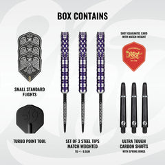 SHOT - Goths VISARA Dart Set - 90% Tungsten - Turbo Point - 24g