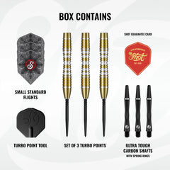 SHOT -  23g - ALEX MERKX Darts Set - Turbo Point - 90% Tungsten