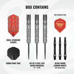 SHOT - 23g - Warrior TAIAHA Turbo Point Darts Set - 90% Tungsten