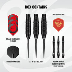 SHOT - Zen BOMBER Dart Set - 90% Tungsten - Turbo Point - 23/24/26g