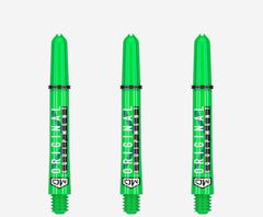 DART WORLD - Clinch Darts Shafts 3PK - LIME GREEN