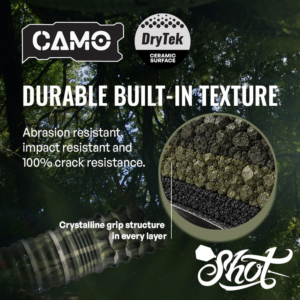SHOT - 25g - Camo LONGSHOT Turbo Point Darts Set - 95% Tungsten