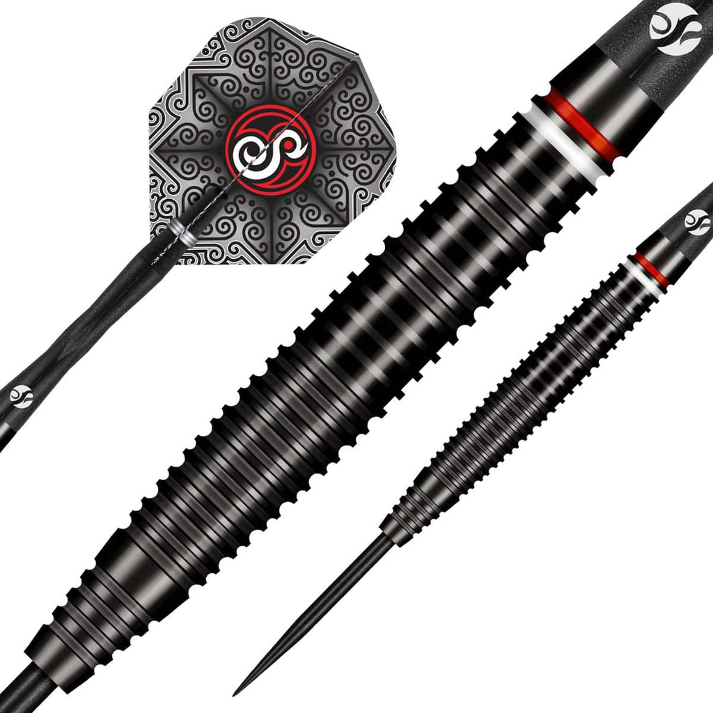 SHOT - 23g - Pro Series Carl Sneyd - 90% Tungsten - Steel Tip Darts Set