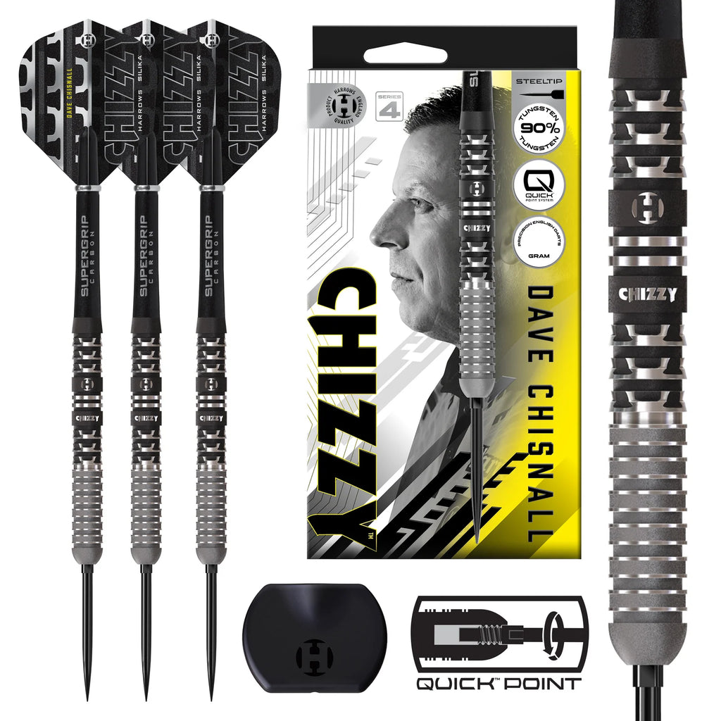 HARROWS - CHIZZY S4 QUICK POINTDarts - 90% Tungsten - 24g