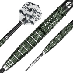 SHOT - 23g - Camo GHILLIE Turbo Point Darts Set - 90% Tungsten