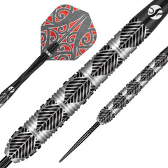 SHOT - 23g - Warrior AWE Turbo Point Darts Set - 90% Tungsten