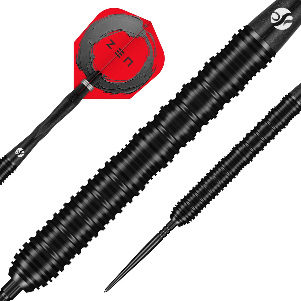 SHOT - Zen STRAIGHT Dart Set - 90% Tungsten - Turbo Point - 23/24/25g