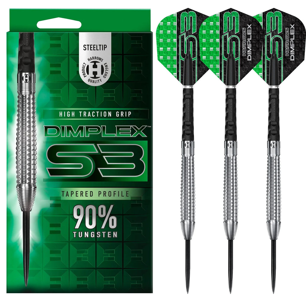 HARROWS - DIMPLEX S3 Tapered Darts - 90% Tungsten - 26g