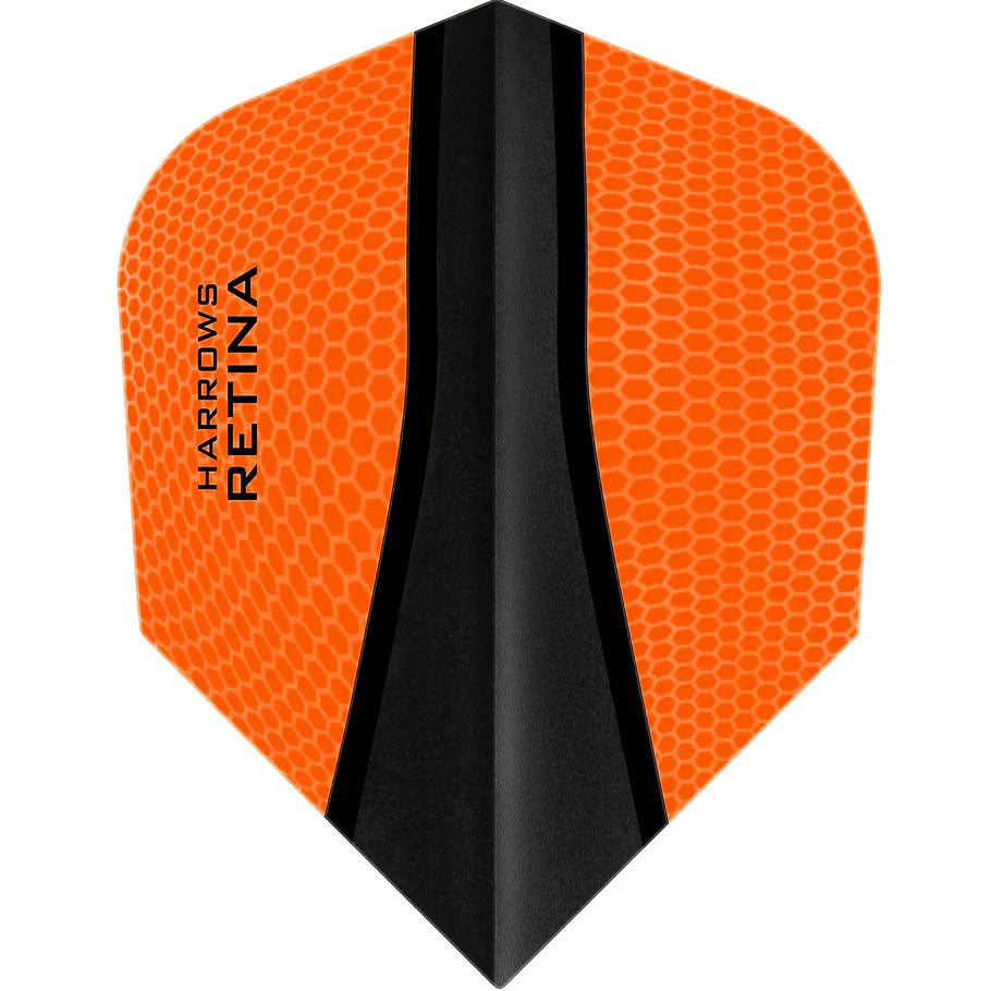 HARROWS - RETINA X - Extra Strong 100 Micron Flights - ORANGE