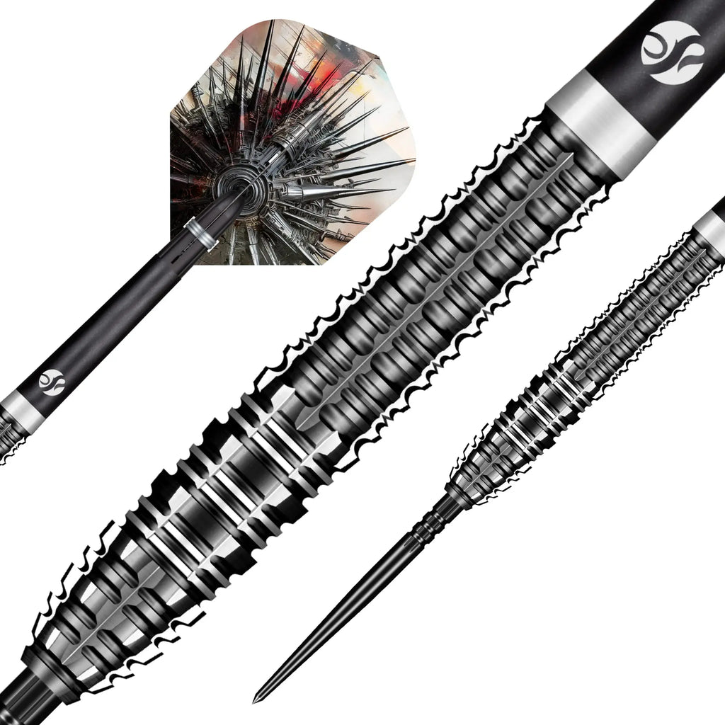 SHOT - 23g - Gnarly SMASHA Turbo Point Dart Set - 90% Tungsten