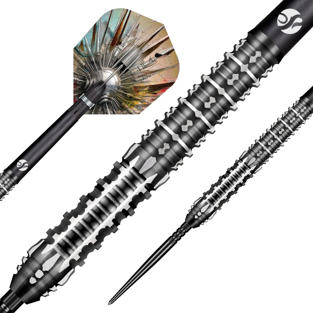 SHOT - 23g - Gnarly SHREDDA Turbo Point Dart Set - 90% Tungsten