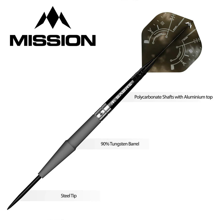 MISSION - SATURN HYPERION Darts - 90% TUNGSTEN - 22g