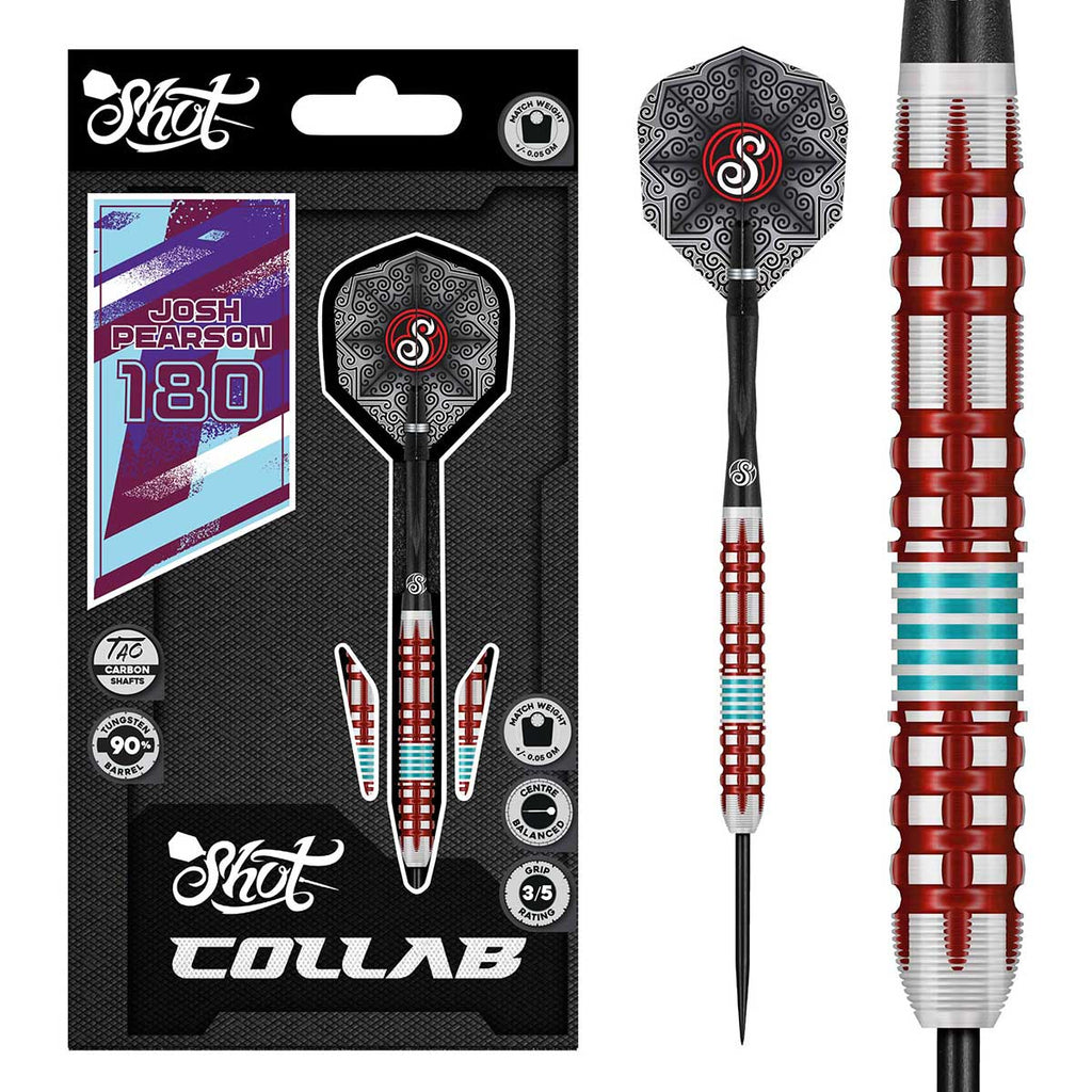 SHOT - Collab JOSH PEARSON Dart Set -90% Tungsten - 23g