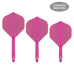 TARGET - K-FLEX All-In-One Moulded Flights NO2 Size - Neon Pink