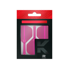 TARGET - K-FLEX All-In-One Moulded Flights NO2 Size - Neon Pink