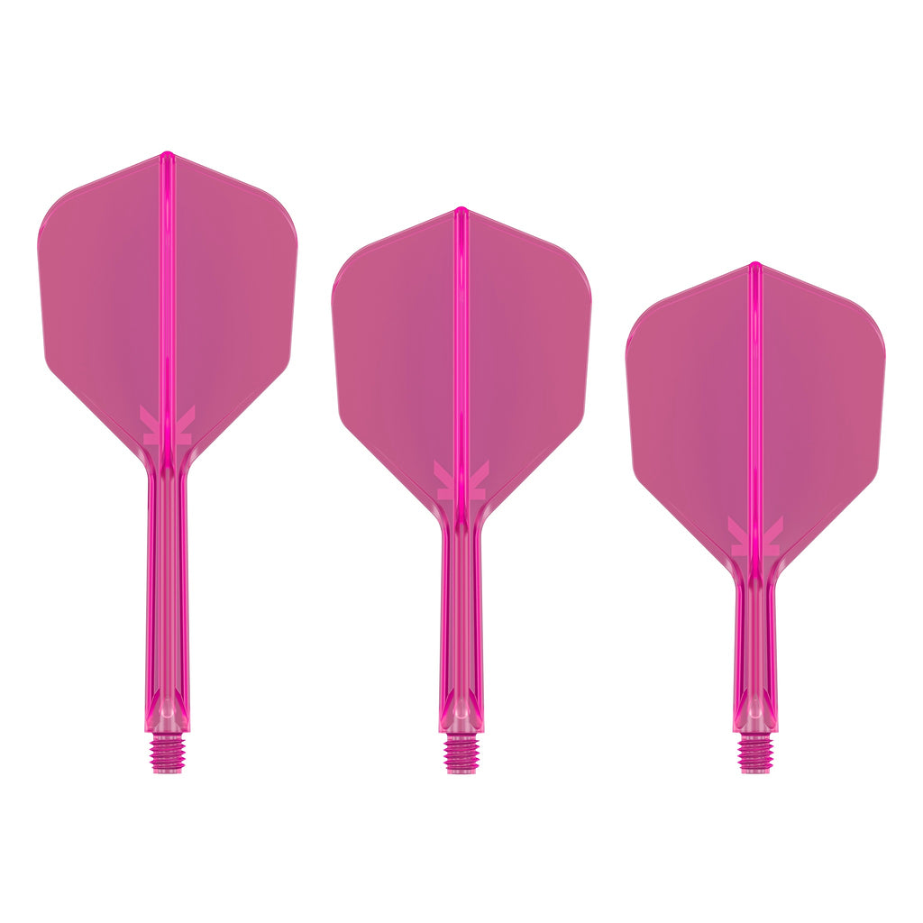 TARGET - K-FLEX All-In-One Moulded Flights NO6 Size - Neon Pink