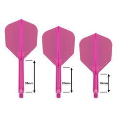 TARGET - K-FLEX All-In-One Moulded Flights NO6 Size - Neon Pink