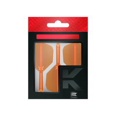 TARGET - K-FLEX All-In-One Moulded Flights NO6 Size - Neon Orange