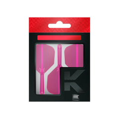 TARGET - K-FLEX All-In-One Moulded Flights NO6 Size - Neon Pink