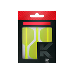 TARGET - K-FLEX All-In-One Moulded Flights NO6 Size - Neon Yellow