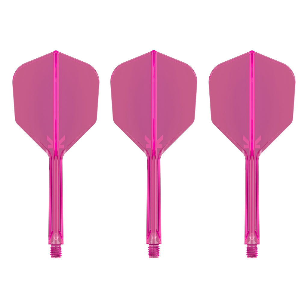 TARGET - K-FLEX All-In-One Moulded Flights NO6 Size - Neon Pink