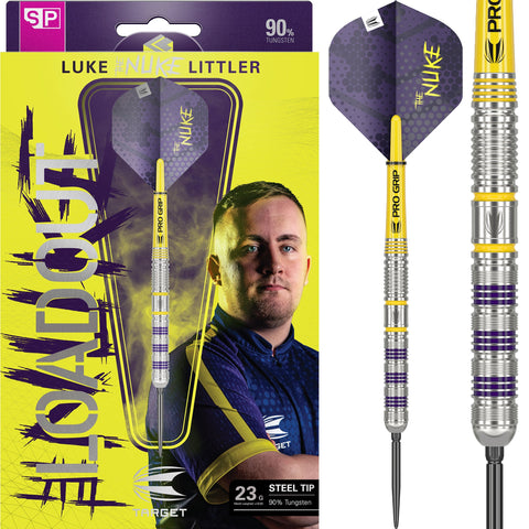 TARGET(ターゲット) LUKE LITTLER STEEL 23g Target Luke Littler G1 Swiss Point Steel Tip Darts - 23gm
