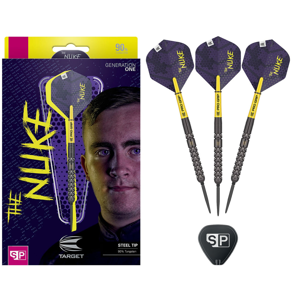 TARGET - LUKE 'THE NUKE' LITTLER DARTS - 90% Tungsten SP - 22g