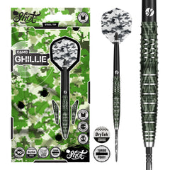 SHOT - 24g - Camo GHILLIE Turbo Point Darts Set - 90% Tungsten