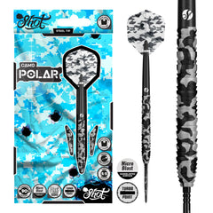 SHOT - 24g - Camo POLAR Turbo Point Darts Set - 90% Tungsten