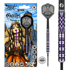SHOT - Goths VISARA Dart Set - 90% Tungsten - Turbo Point - 24g
