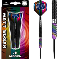 MISSION - Matthew Edgar Darts - 90% Tungsten - Black & Coral PVD 21/23/25g