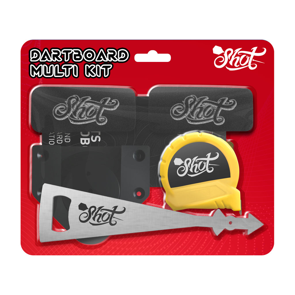 SHOT - DARTBOARD SETUP MULTI KIT