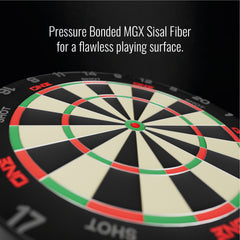 SHOT - ONE Dartboard  - Tournament Grade MGX Sisal