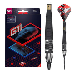 TARGET - Phil Taylor Raw Power G11 Swiss Point Steel Tip Darts - 95% Tungsten - 26g